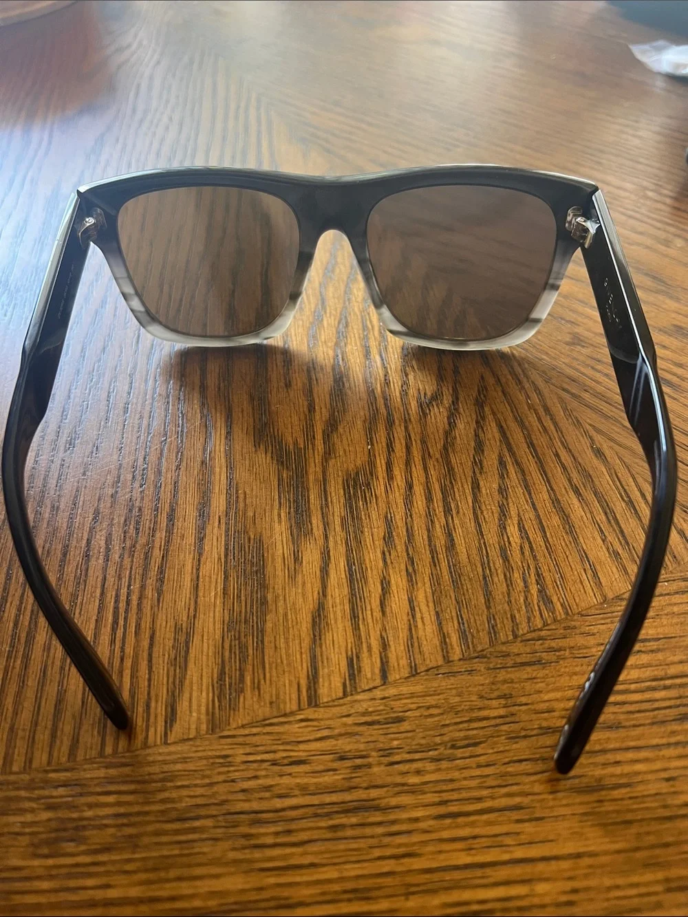 Givenchy Black Sunglasses with Logo Accent with case and microfiber cloth